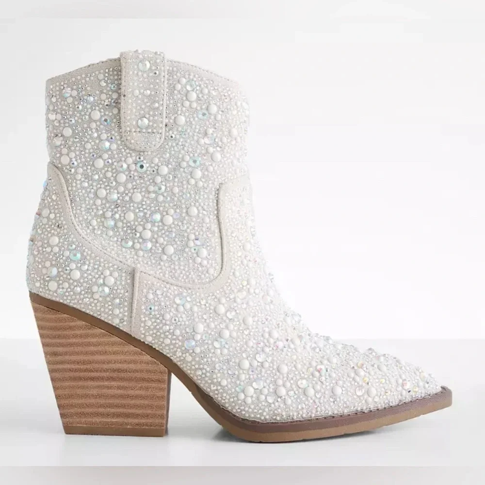 Kady Glitz Western Ankle Boot, Sz 7 NWOB - Picture 2 of 9